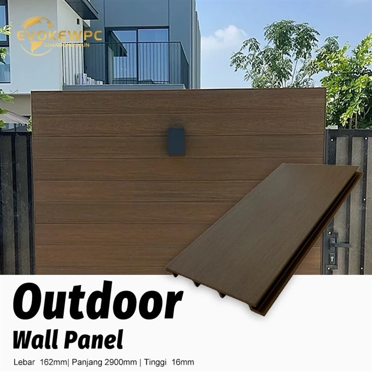 ASA WPC Wall Panel Hidden Exterior Facade high quality