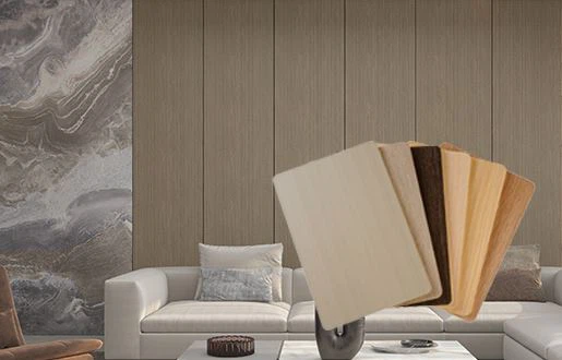 Panel de pared plano de bambú WPC