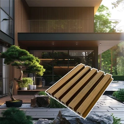 Paneles de pared de WPC extruidos ASA Co-|Revestimiento exterior exterior duradero resistente a los rayos UV