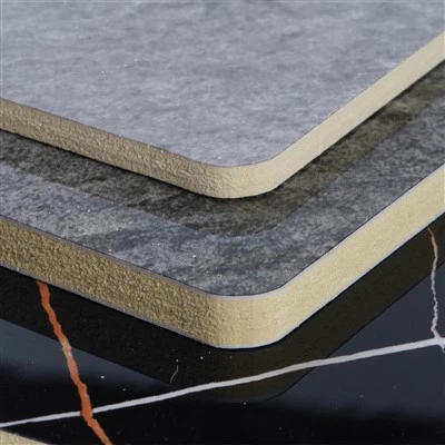 Decoración interior de alta calidad Fibra de bambú WPC Panel de pared acanalado